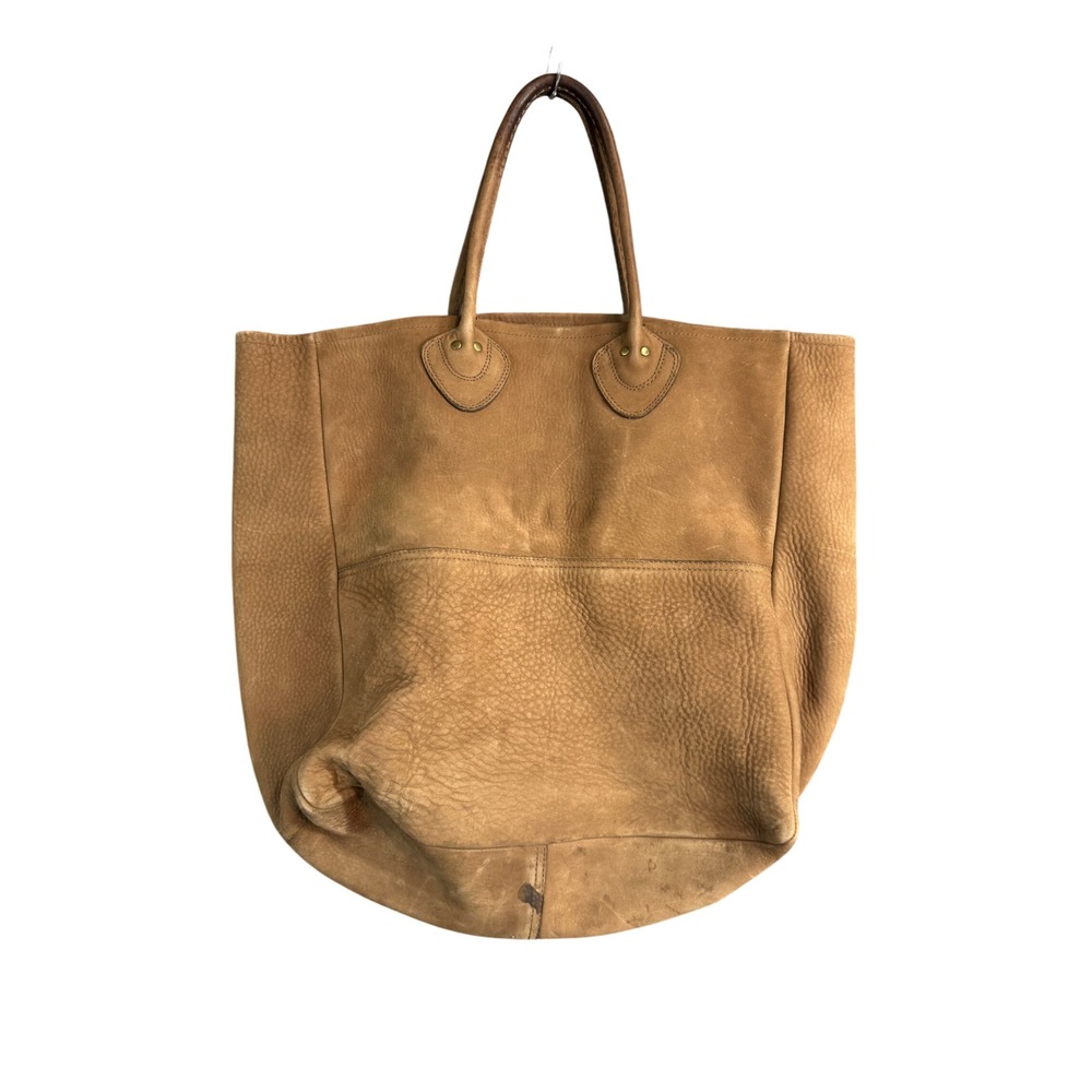 Vintage LL Bean Boat and Tote Pebbled Leather Tote Bag Shoulder Bag Travel